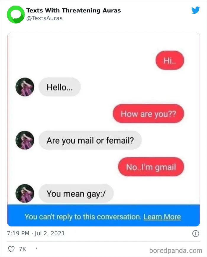 30 "Cursed" Texts With The Most Threatening Auras Shared On This Account