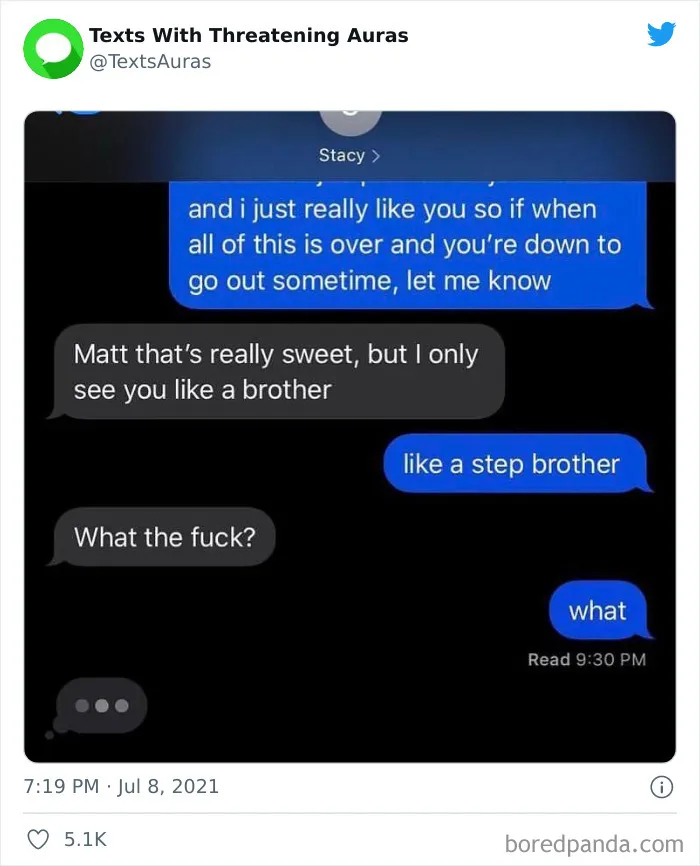 30 "Cursed" Texts With The Most Threatening Auras Shared On This Account