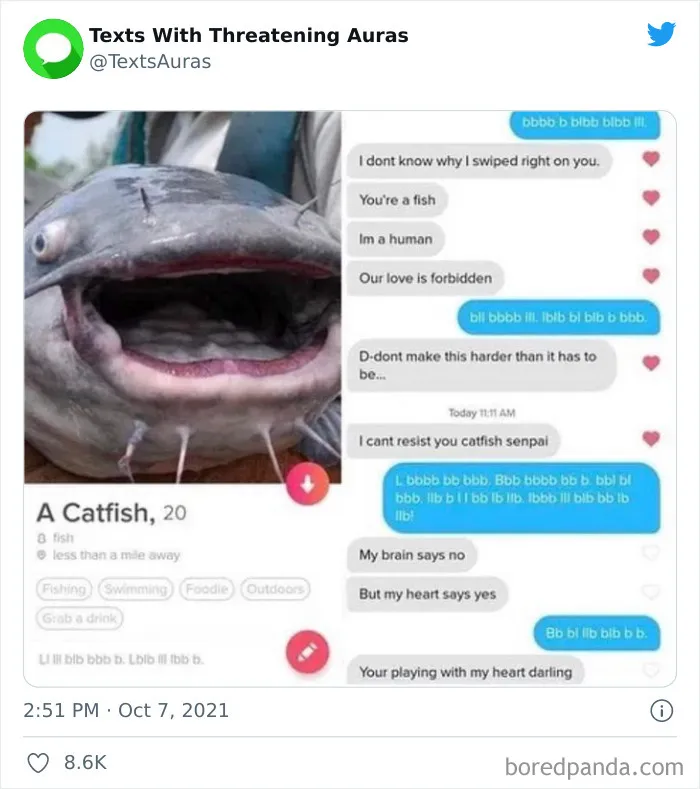 30 "Cursed" Texts With The Most Threatening Auras Shared On This Account