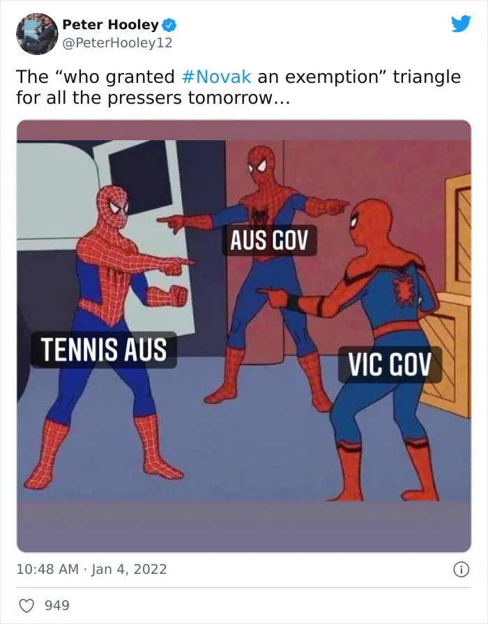 30 Memes And Hilarious Reactions To Novak Djokovic Possibly Getting Deported From Australia After Arriving There Unvaccinated
