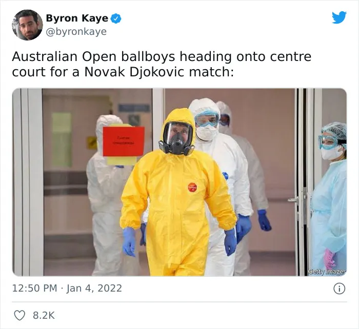 30 Memes And Hilarious Reactions To Novak Djokovic Possibly Getting Deported From Australia After Arriving There Unvaccinated