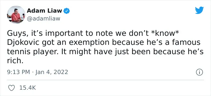 30 Memes And Hilarious Reactions To Novak Djokovic Possibly Getting Deported From Australia After Arriving There Unvaccinated