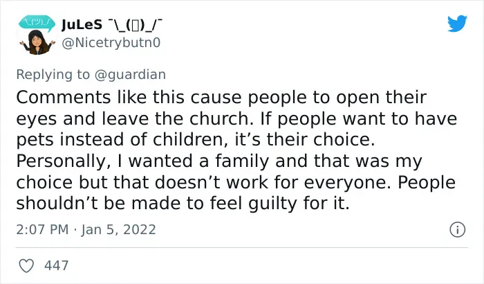 People Are Cracking Up At These 35 Tweets Posted In Response To The Pope Calling People Who Don’t Have Kids Selfish