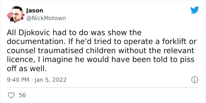 30 Memes And Hilarious Reactions To Novak Djokovic Possibly Getting Deported From Australia After Arriving There Unvaccinated