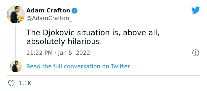 30 Memes And Hilarious Reactions To Novak Djokovic Possibly Getting Deported From Australia After Arriving There Unvaccinated