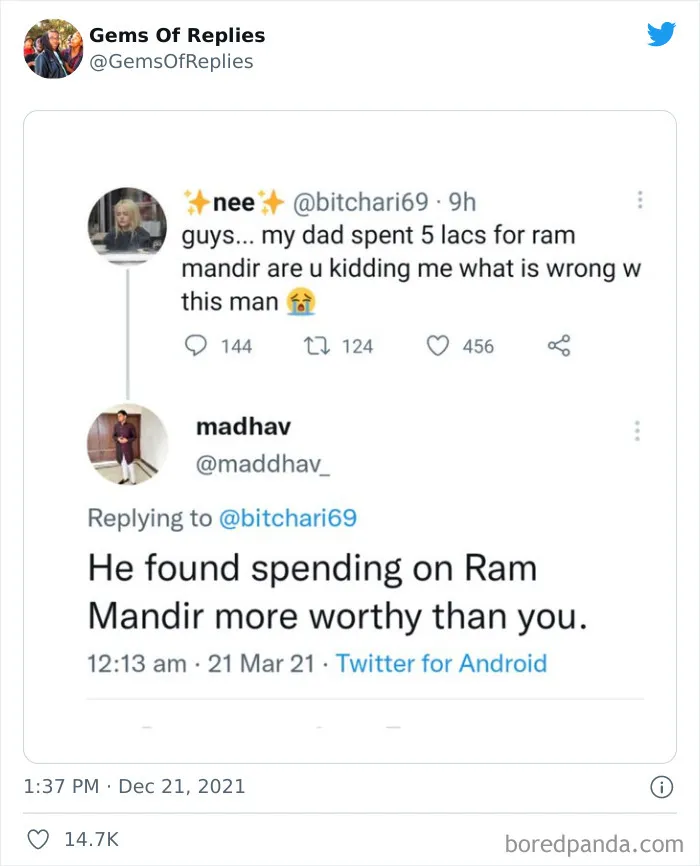 30 Of The Funniest Comebacks Ever Screenshotted, As Shared On This Twitter Account