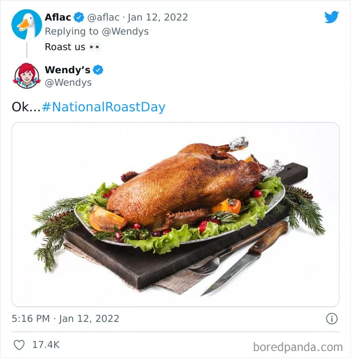 30 Of The Most Spot-On Burns Wendy's Delivered To People And Companies On Their National Roast Day This Year