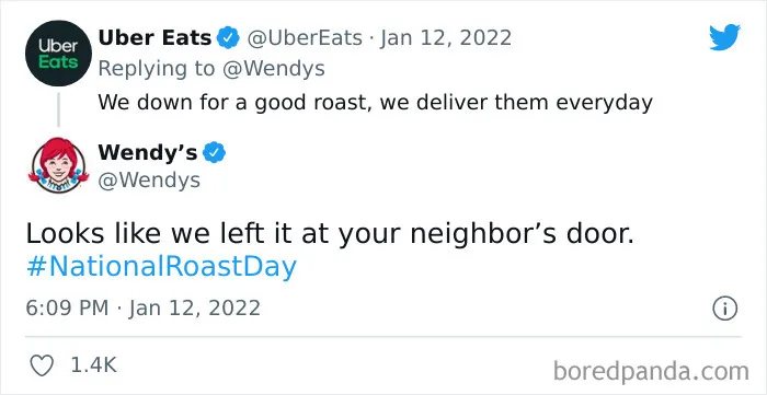 30 Of The Most Spot-On Burns Wendy's Delivered To People And Companies On Their National Roast Day This Year