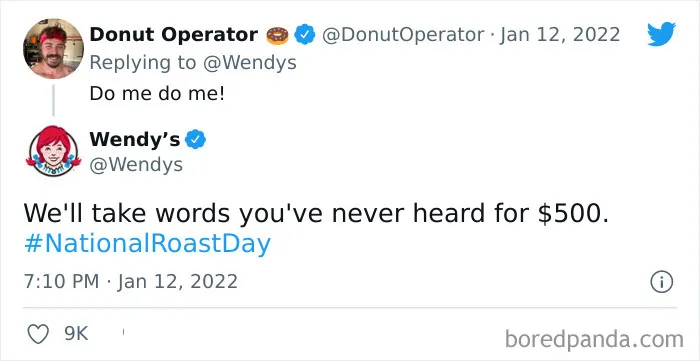30 Of The Most Spot-On Burns Wendy's Delivered To People And Companies On Their National Roast Day This Year