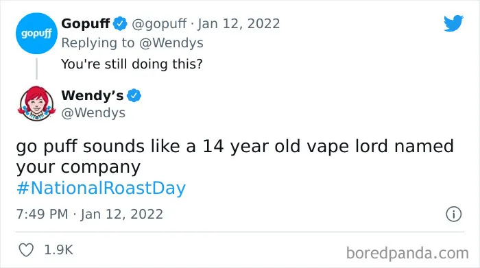 30 Of The Most Spot-On Burns Wendy's Delivered To People And Companies On Their National Roast Day This Year