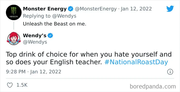 30 Of The Most Spot-On Burns Wendy's Delivered To People And Companies On Their National Roast Day This Year