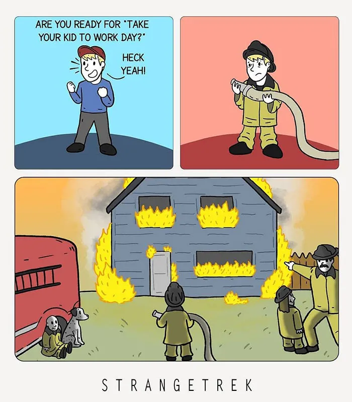 50 New Funny Comics By StrangeTrek With Unexpected Endings And Dark Undertones