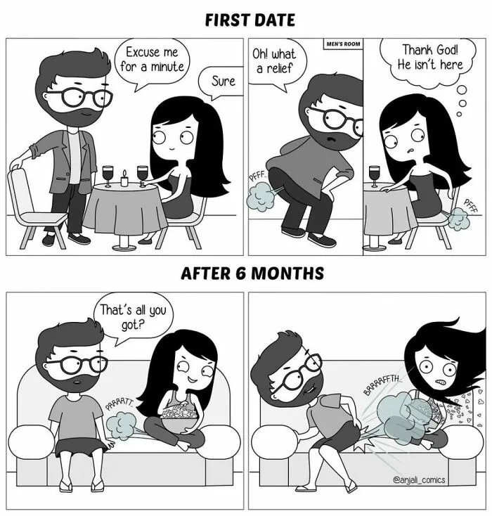 30 Unbearably Cute Couple Comics By Anjali Comics