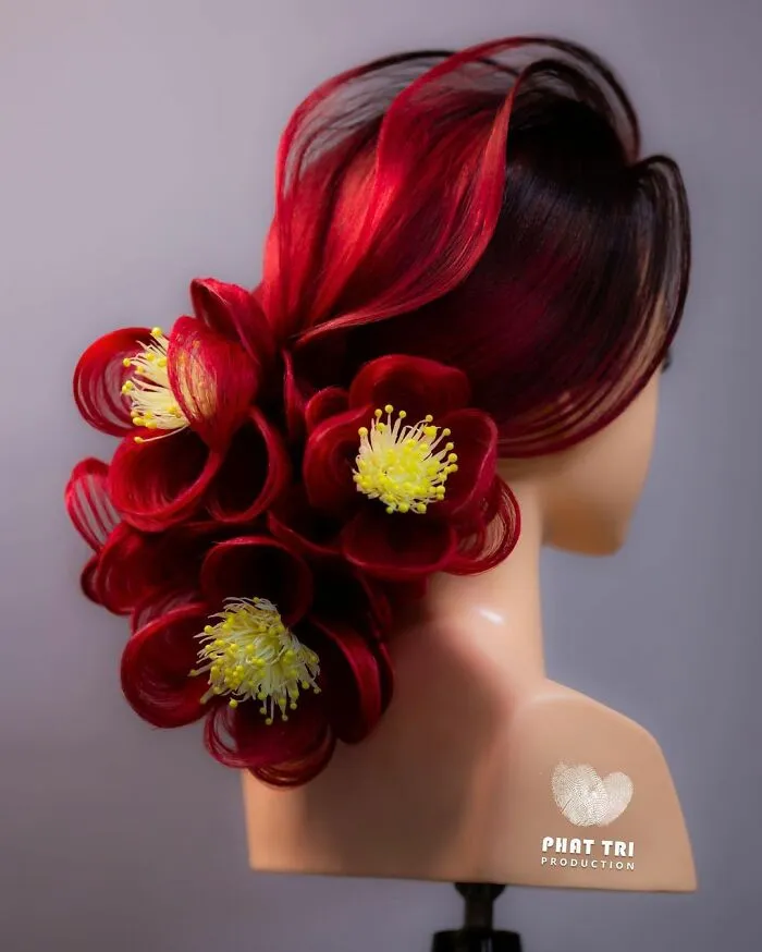 This Vietnamese Hairstylist Creates Intricate Hairstyles That Sometimes Take Up To 2-3 Months To Finish (37 Pics)