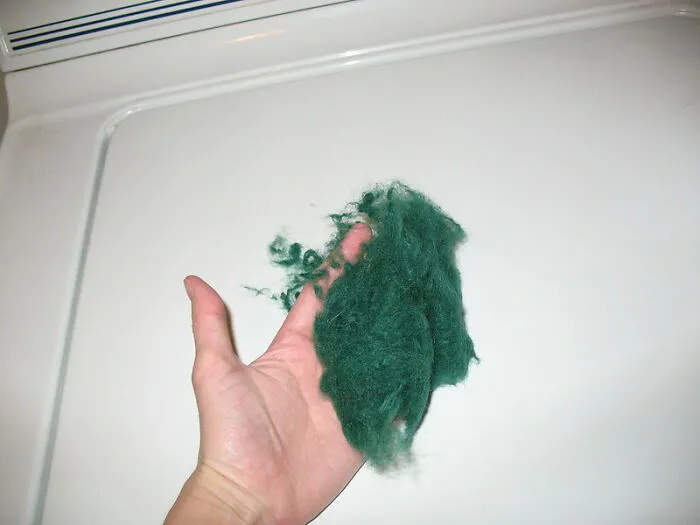 Emptying The Dryer Lint