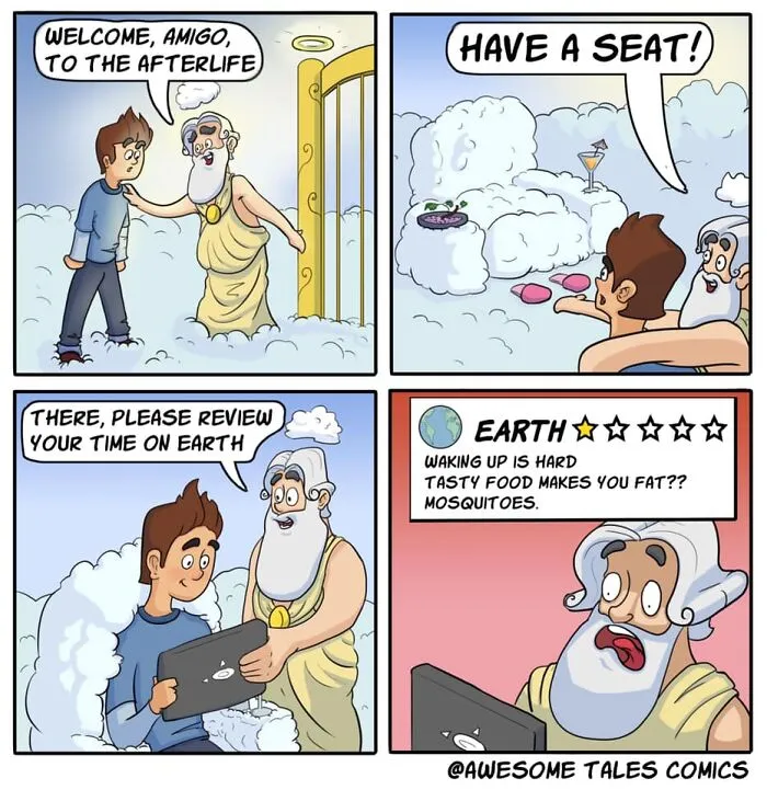 19 Comics With Absurd Situations And Unexpected Endings Made By This Artist