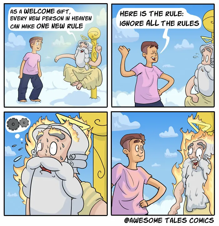 19 Comics With Absurd Situations And Unexpected Endings Made By This Artist