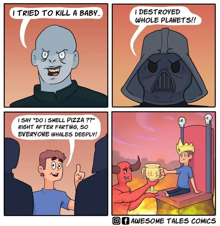 19 Comics With Absurd Situations And Unexpected Endings Made By This Artist