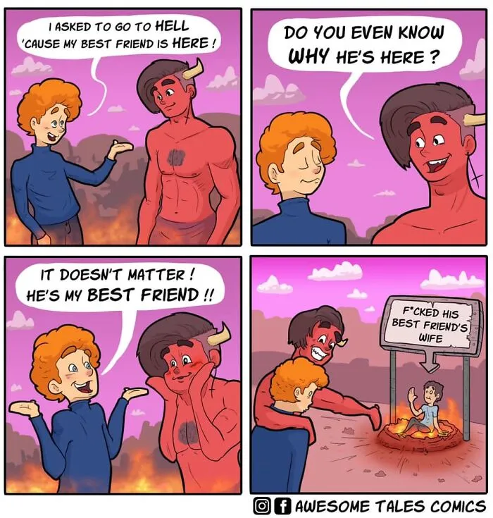 19 Comics With Absurd Situations And Unexpected Endings Made By This Artist
