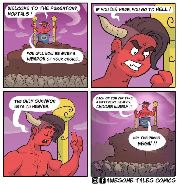 19 Comics With Absurd Situations And Unexpected Endings Made By This Artist