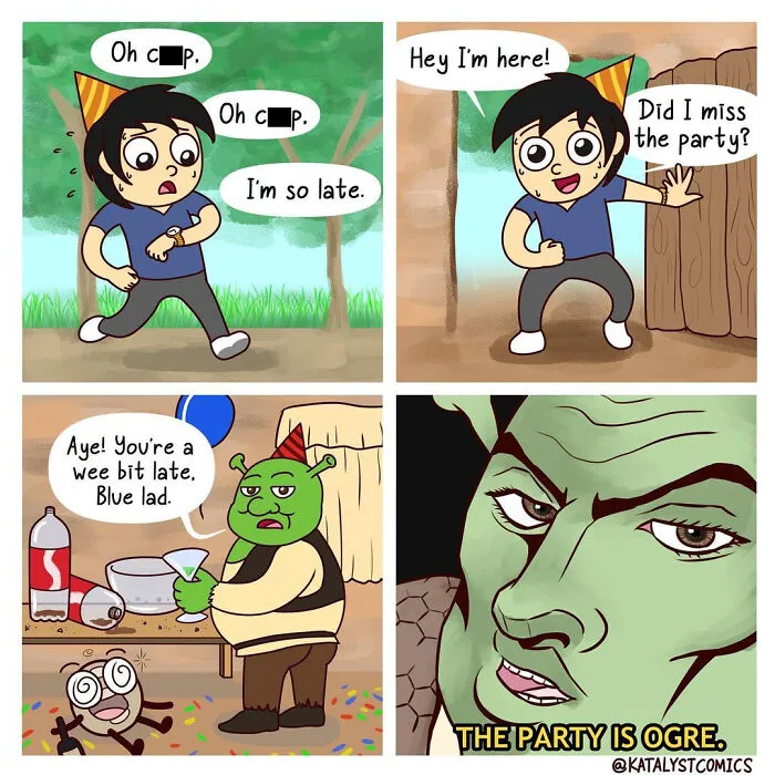 30 Silly Comics Full Of Random Twists Made By This Artist