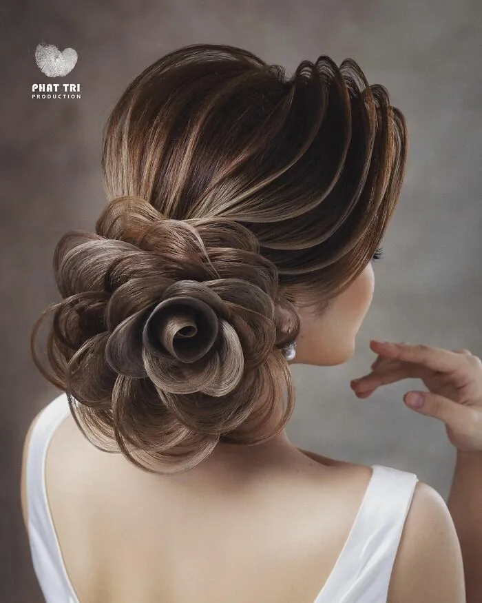This Vietnamese Hairstylist Creates Intricate Hairstyles That Sometimes Take Up To 2-3 Months To Finish (37 Pics)