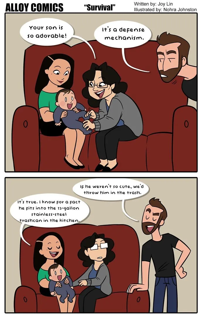 I Capture My And My Husband’s Parenting Problems And Joys In 50 Honest Comics