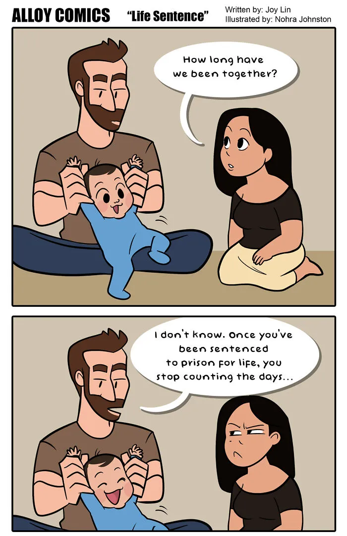 I Capture My And My Husband’s Parenting Problems And Joys In 50 Honest Comics