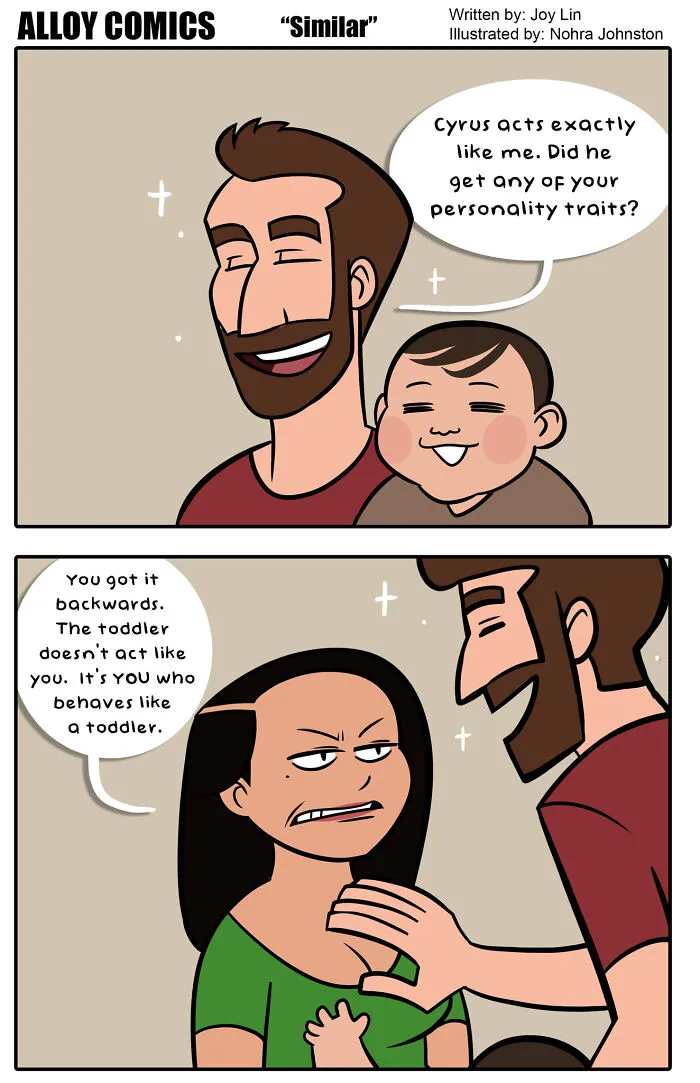 I Capture My And My Husband’s Parenting Problems And Joys In 50 Honest Comics