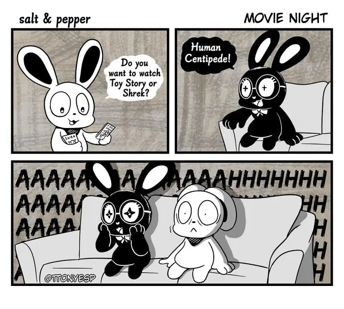 30 New Hilarious Comics With Dark Twisted Endings By Tony Esp