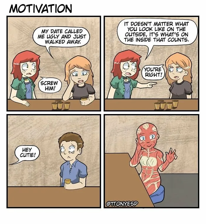 30 New Hilarious Comics With Dark Twisted Endings By Tony Esp
