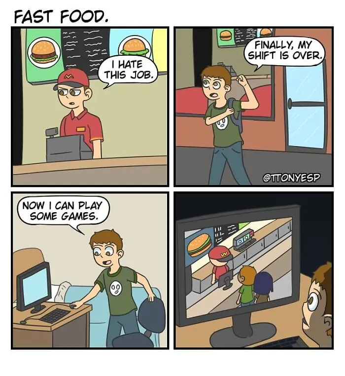 30 New Hilarious Comics With Dark Twisted Endings By Tony Esp