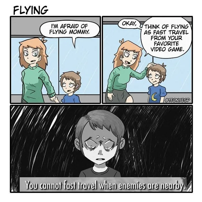 30 New Hilarious Comics With Dark Twisted Endings By Tony Esp