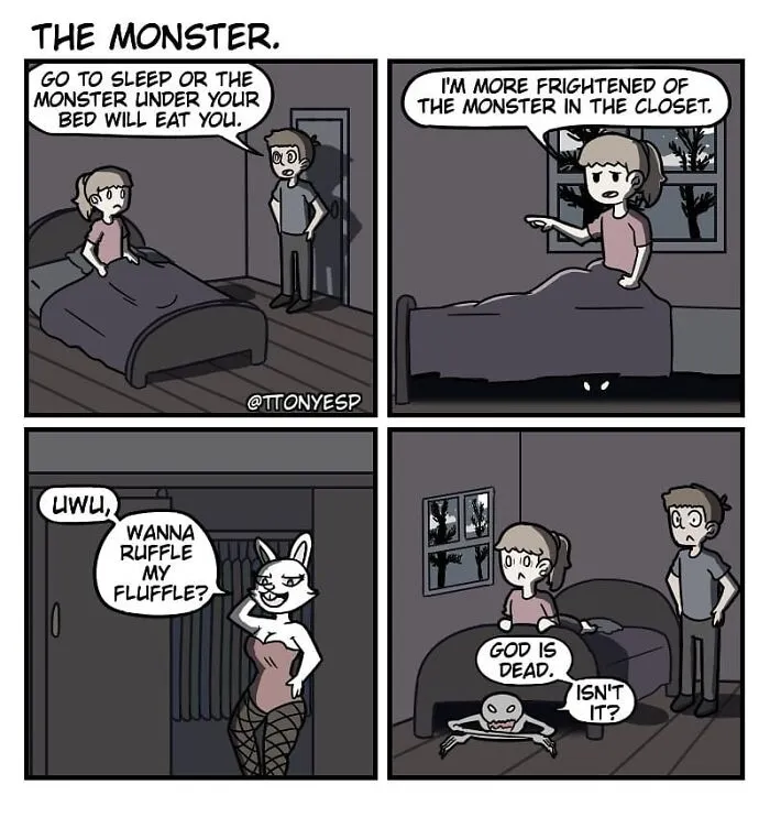 30 New Hilarious Comics With Dark Twisted Endings By Tony Esp