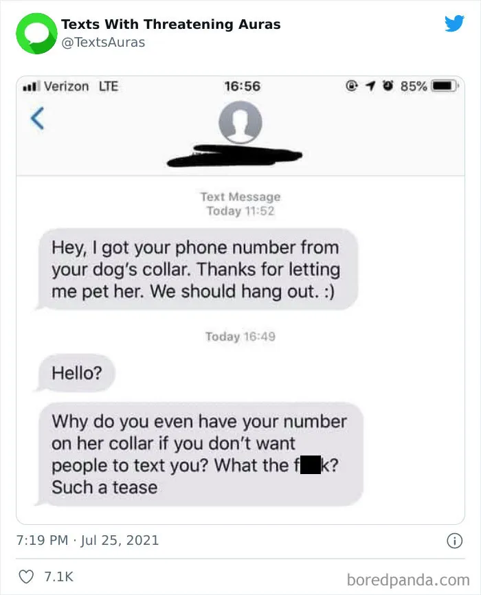 30 "Cursed" Texts With The Most Threatening Auras Shared On This Account