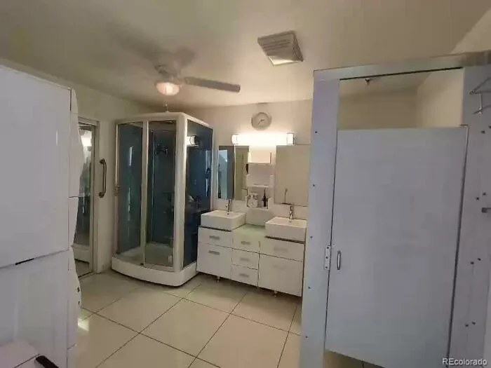 Huh. Never Seen A Commercial Toilet Partition In A Single Family Home Before
