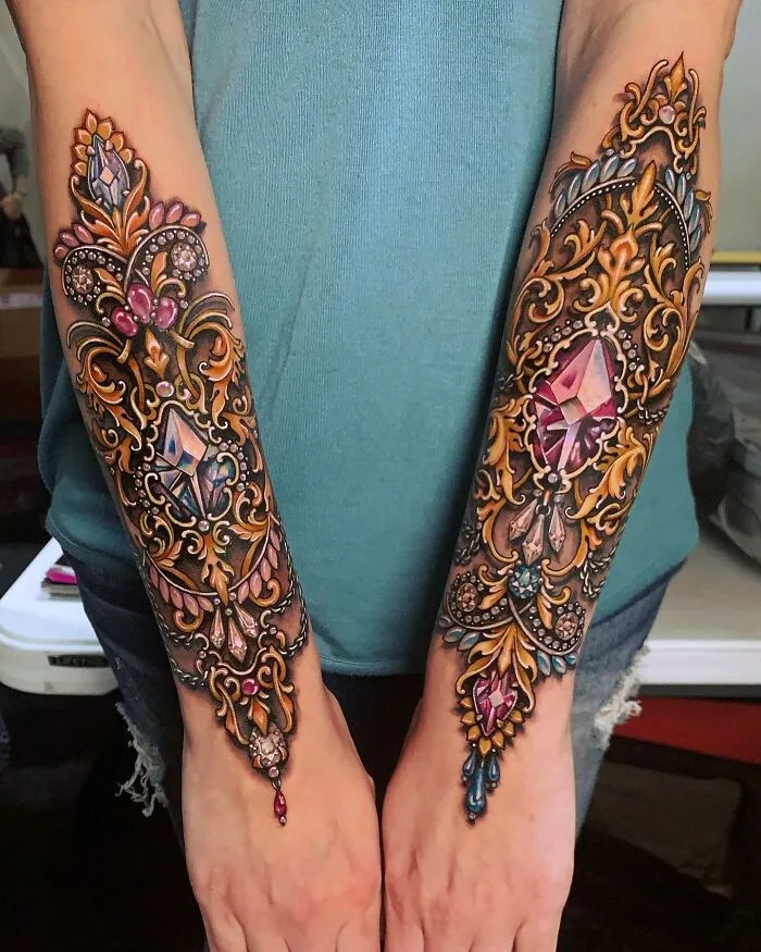 30 Tatuajes de joyería realizados por la famosa tatuadora Ryan Ashley