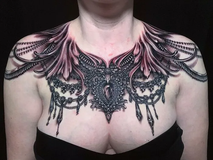 These 30 Masterclass Jewelry Tattoos By Celebrity Ink Artist Ryan Ashley Might Be Better Than The Real Thing