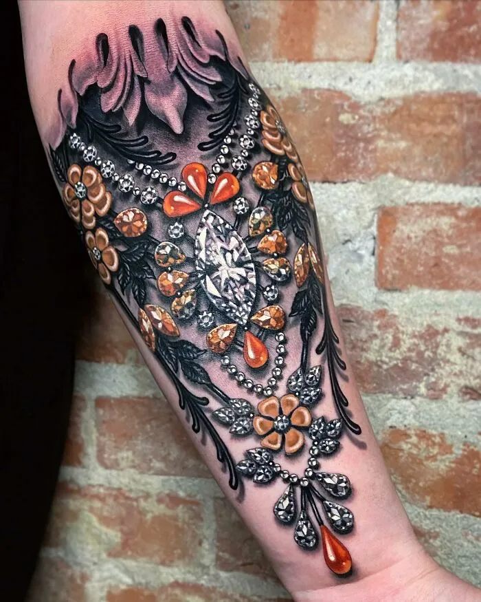 30 Tatuajes de joyería realizados por la famosa tatuadora Ryan Ashley