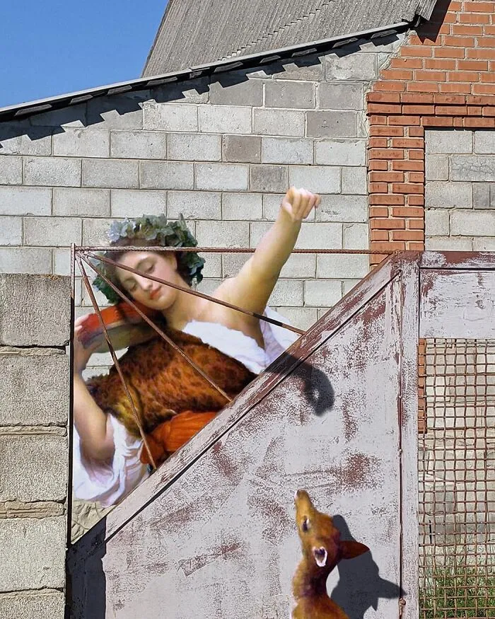 Este artista coloca a personajes de la pintura clásica en la realidad moderna y encajan a la perfección (25 nuevas fotos)