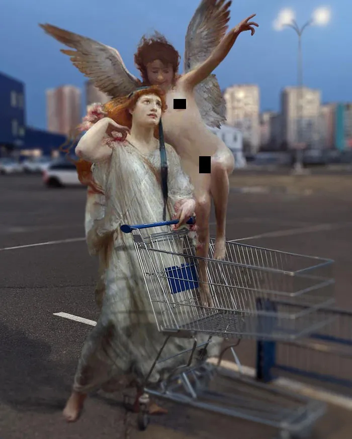 Este artista coloca a personajes de la pintura clásica en la realidad moderna y encajan a la perfección (25 nuevas fotos)