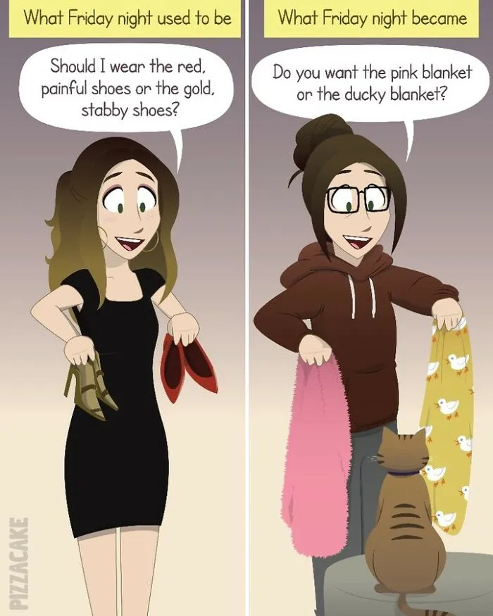 Artist Shares Her Best 40 Comics That Show What Family Life With A Feisty Cat Is Like