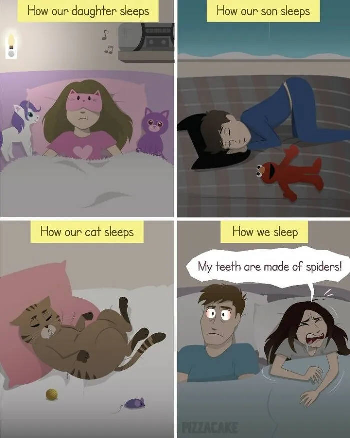 Artist Shares Her Best 40 Comics That Show What Family Life With A Feisty Cat Is Like