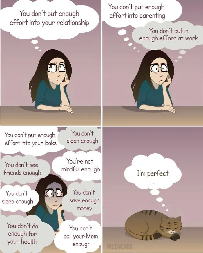 Artist Shares Her Best 40 Comics That Show What Family Life With A Feisty Cat Is Like