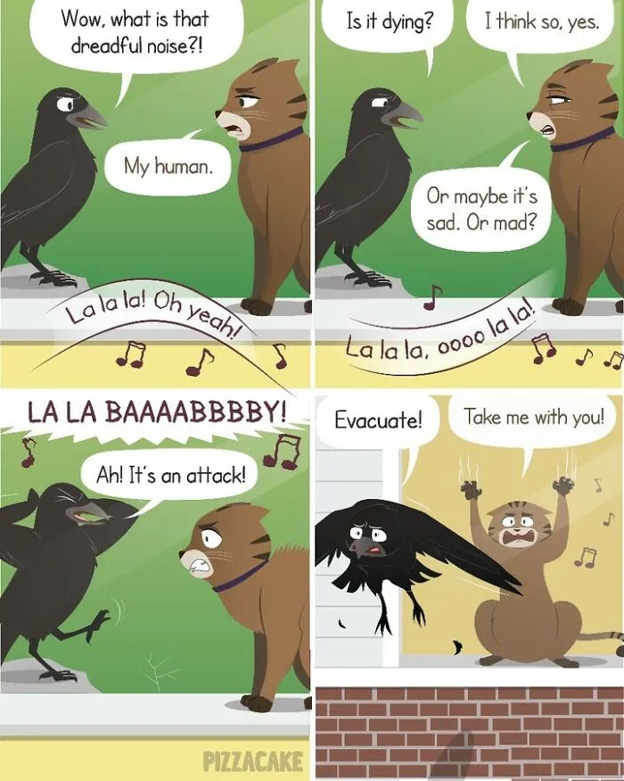 Artist Shares Her Best 40 Comics That Show What Family Life With A Feisty Cat Is Like