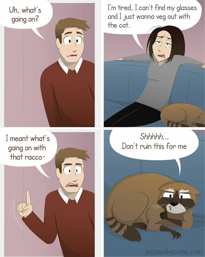 Artist Shares Her Best 40 Comics That Show What Family Life With A Feisty Cat Is Like
