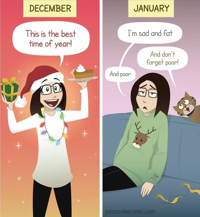 Artist Shares Her Best 40 Comics That Show What Family Life With A Feisty Cat Is Like