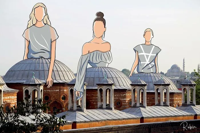 62 Creative Illustrations Drawn On Scenic Photos By Robin Yayla Might Inspire You To See The World From A New Angle