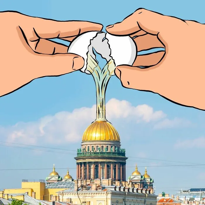 62 Creative Illustrations Drawn On Scenic Photos By Robin Yayla Might Inspire You To See The World From A New Angle