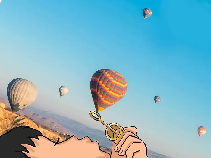 62 Creative Illustrations Drawn On Scenic Photos By Robin Yayla Might Inspire You To See The World From A New Angle